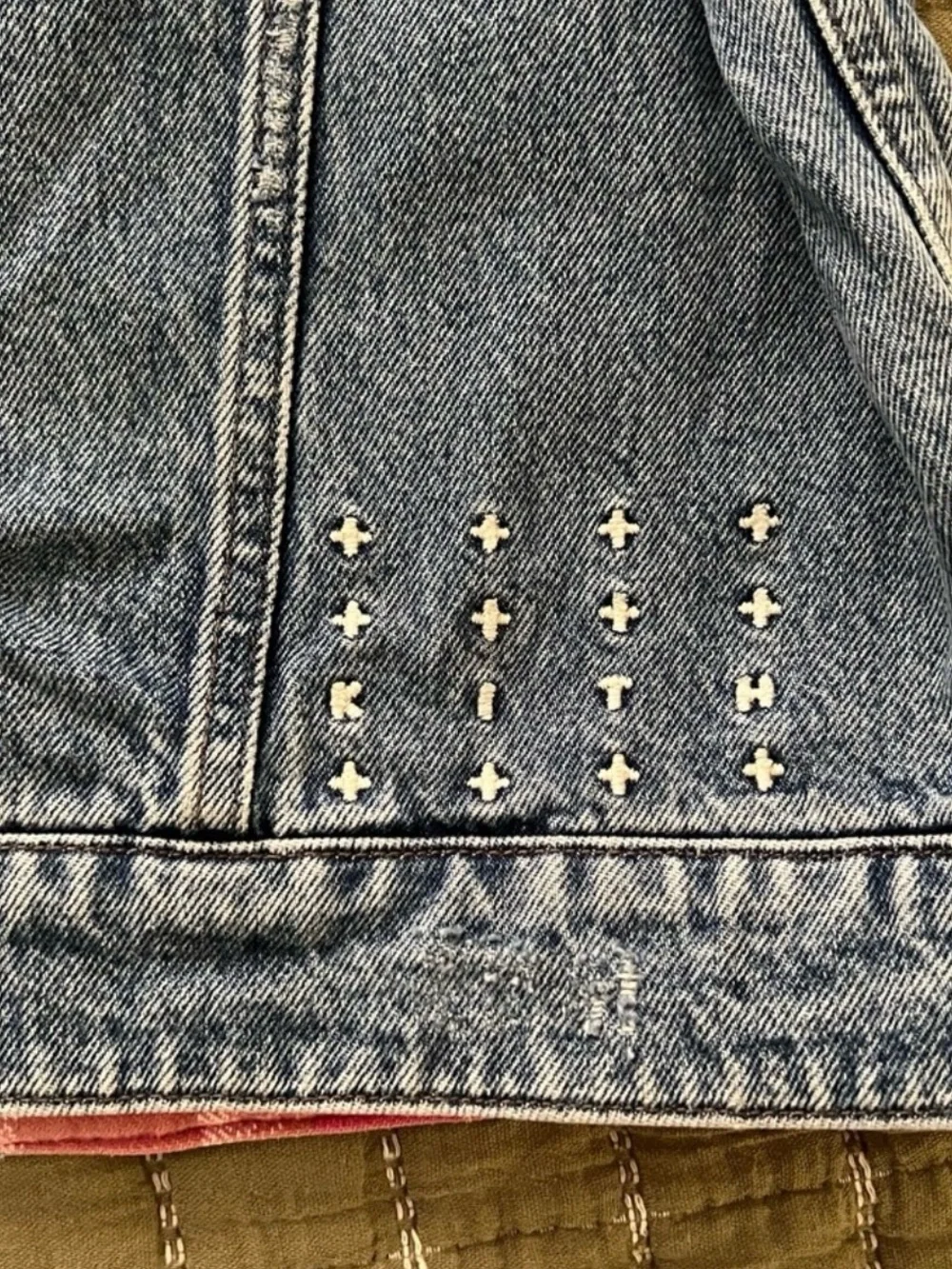 Ksubi Light Blue Denim Jacket with Black Brand Tag